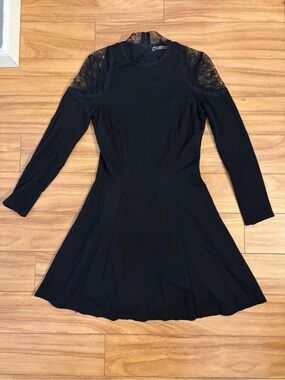 alice and olivia black long sleeve dress + | Dresses | Alice Olivia Clementina Cotton Mini Size girls will be girls Fashion Red Black Men Size:34/29 skimming look across the